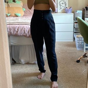 Bebe High-Waisted Trousers